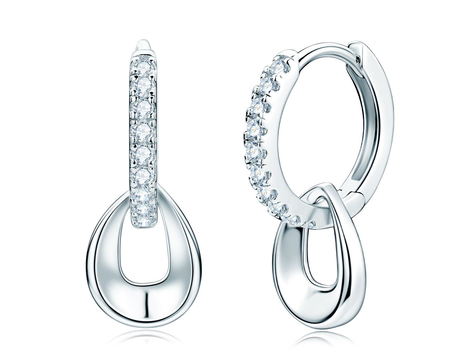Tassel Drop Earrings with Moissanite – 925 Sterling Silver, Instagram-Worthy Style
